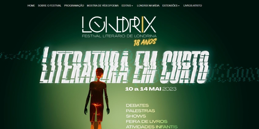 Festival Literário de Londrina completa 18 anos e abre editais